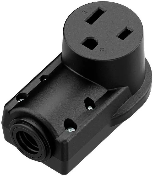 Main image of NEMA 5-50R Socket,5-50R Female Connector, (ETL Certified) 50Amp 125Volt 50A/125V Heavy Duty Receptacle, Black Color.