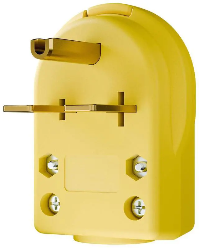 Main image of Nema 6-30P Plug Welder Plug 30 Amp 250 Volt Plug, 3 Pole 3 Wire Grounding Straight Blade Plug for Welders, Work with Cable OD Max. 1.0 Inch Yellow