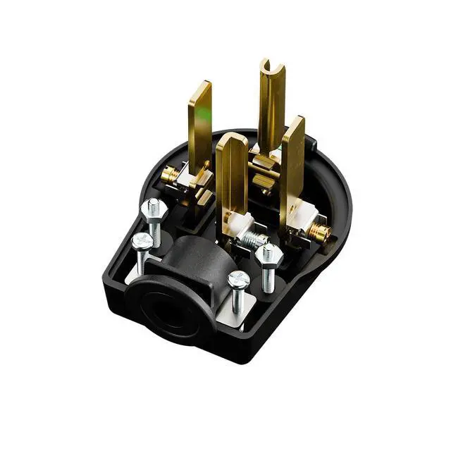 Alt view image 7 of 7 - Nema 14-30P Plug 30 Amp 125/250 Volt Angle Plug, 30Amp 125/250Volt Plug for Dyer and Ranges, Work with Cable OD Max. 1.06 Inch