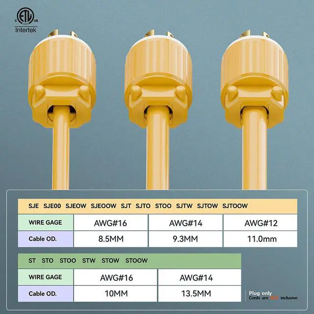 Alt view image 4 of 7 - 10PACK NEMA L5-15P Locking Plug, Twist Lock Male 15A 125V Generator Plugs | Industrial Grade Lock in Male 15A/125V Connector, ETL Listed Heavy Duty Plug for Generators, Yellow