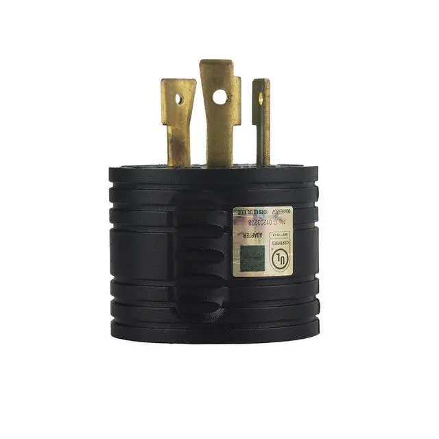 Alt view image 3 of 5 - RV 30 AMP 3-Prong Generator Adapter Converter | Nema L5-30P Male to TT-30R Female 30A/ 30A Generator Adapter, L5-30 AMP 3-Prong Plug to TT-30 30 AMP