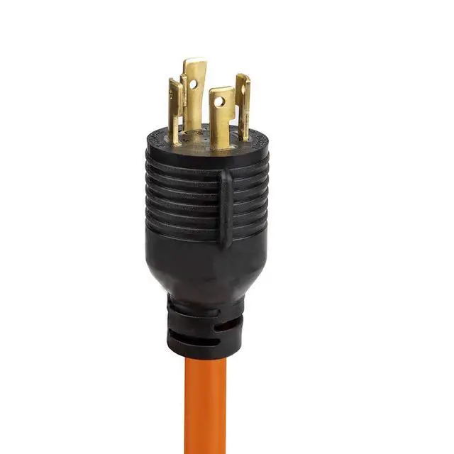 Alt view image 3 of 5 - 1.5-Feet Nema L14-30P to 6-50R Adapter Cable 125/250V Heavy Duty STW 10AWG 6-50 Welder Adapter, 30A Generator L14-30P to Welder 6-50R 50A Lock in 30Amp to 50Amp Welder