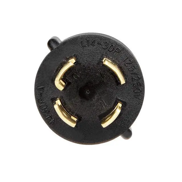 Alt view image 5 of 5 - 1.5-Feet Nema L14-30P to 6-50R Adapter Cable 125/250V Heavy Duty STW 10AWG 6-50 Welder Adapter, 30A Generator L14-30P to Welder 6-50R 50A Lock in 30Amp to 50Amp Welder