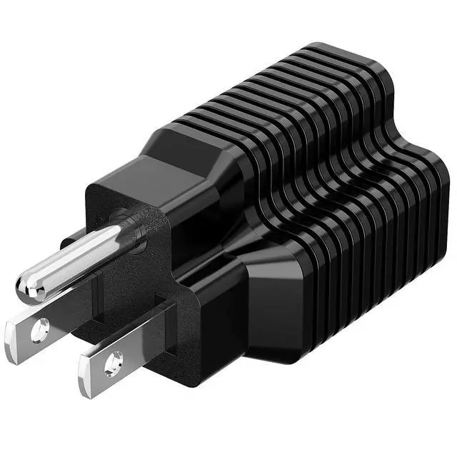 Alt view image 7 of 7 - (5Pack) Nema 5-15P to 5-20R Adapter, ETL Verified 2-in-1 15Amp 125Volt to 20Amp 125Volt Power Adapter, Household 15A to 20A Adapter T-Blade 15Amp to 20Amp