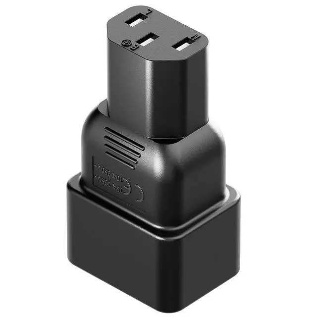 Alt view image 6 of 7 - 5 PACK IEC 320 C13 to C20 AC Adapter, IEC 15A to 10A,16A to 10A AC Converter,C20 16A to C13 10A Power Connector