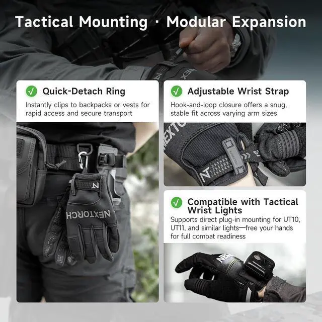 Alt view image 6 of 6 - NEXTORCH General Gloves
