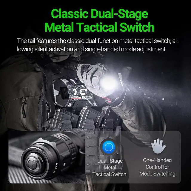 Alt view image 7 of 7 - NEXTORCH TA22 Tactical EDC Pen Flashlight Rechargeable, 850 Lumens EDC | Pocket LED Penlight, Waterproof & Impact-Resistant with Multi-Mode for Law Enforcement, File Viewing, Camping, Outdoor Search