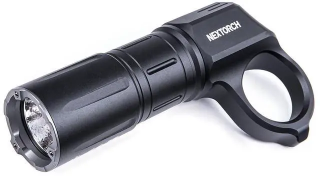 Main image of NEXTORCH ARTORCH 1600 Lumen Tactical Flashlight 300m Long-Range LED Torch | Compact EDC Rechargeable Light with Integrated Ring, IP68 Waterproof, Roller Switch with Strobe for Outdoor, Camping, Hiking