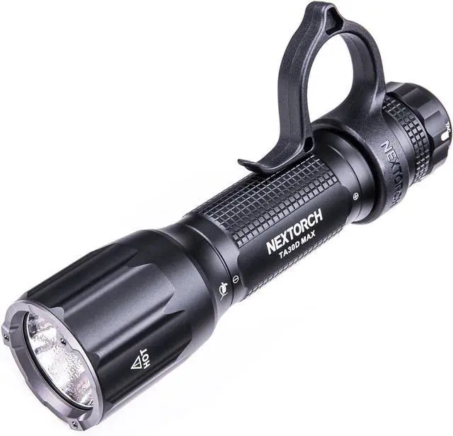 Main image of NEXTORCH TA30D MAX 4000 High Lumens Tactical Flashlight Rechargeable LED | Black Anodizing with 5 Modes & Strobe 450 Meters Beam for Special Outdoor Operations, Night Searches, etc