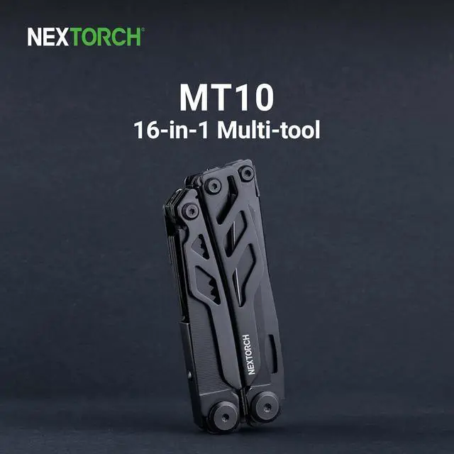 Alt view image 2 of 7 - NEXTORCH MT10 16-in-1 Multi-Tool Stainless Steel Pocket EDC with Scissors | Pocket Knife Multitool Pliers Utility Multi Tool for Camping Outdoor Activities DIY with Sheath Gear
