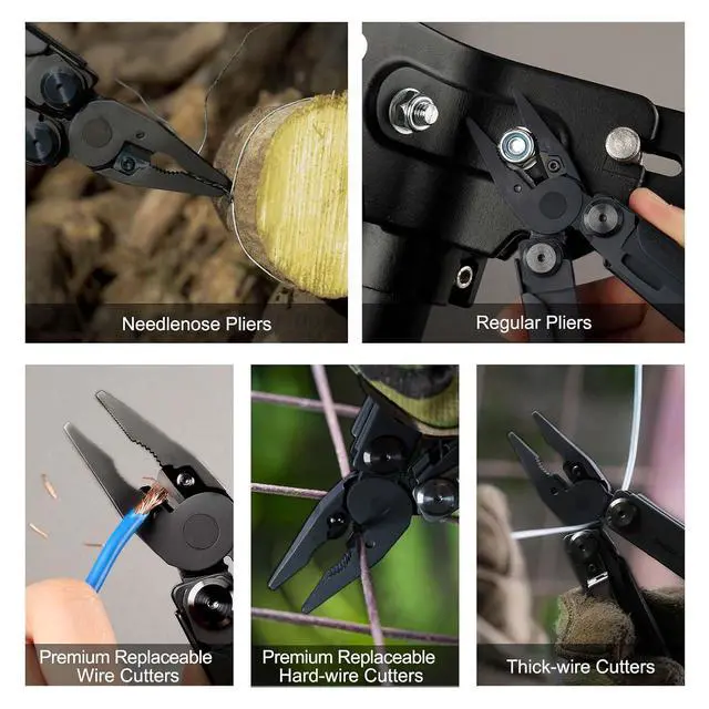 Alt view image 4 of 7 - NEXTORCH MT10 16-in-1 Multi-Tool Stainless Steel Pocket EDC with Scissors | Pocket Knife Multitool Pliers Utility Multi Tool for Camping Outdoor Activities DIY with Sheath Gear