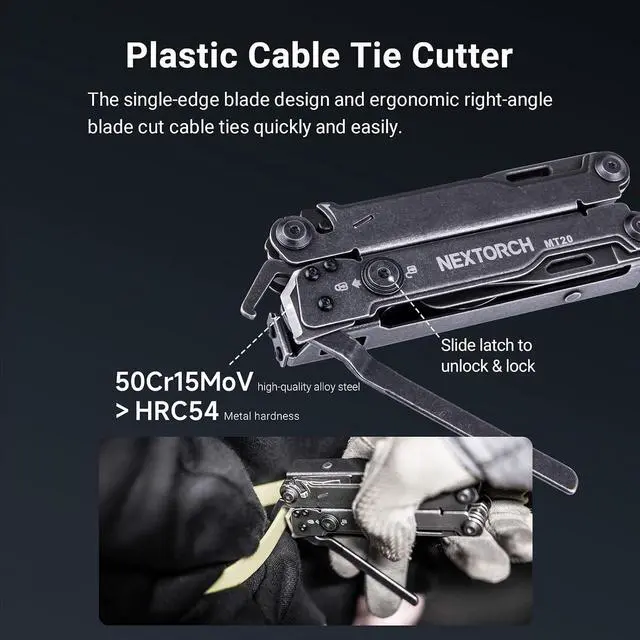 Alt view image 6 of 7 - PIONEER 14-IN-1 Multi-tools Heavy Duty Multi tool Set with Scissor Needle Nose Pliers Trauma Shears Pocket Clip Multi-tool