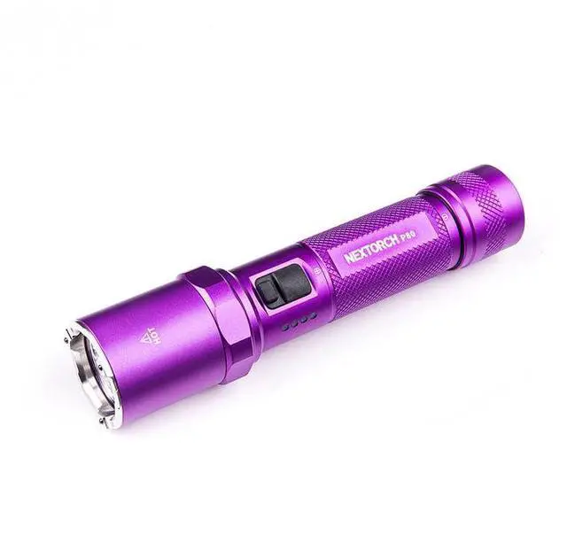Main image of NEXTORCH P80 2100lm Rechargeable Flashlight Purple High Lumen | IPX7 Waterproof EDC Flashlight for Camping Home Use Night Outdoor Dog Walking Gear