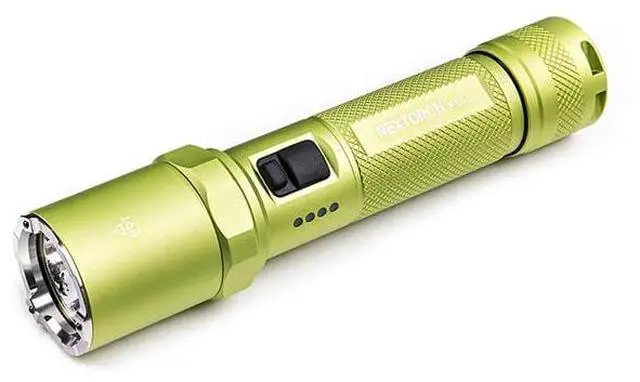 Main image of NEXTORCH P80 2100lm Rechargeable Flashlight Green | High Lumens Flashlight Waterproof EDC, Hand Held Flashlight for Camping, Outdoor, Home Use, Hiking, Night Dog Walking(Lime Green)