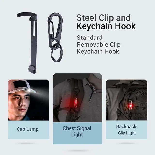 Alt view image 3 of 7 - NEXTORCH K40 Multi-Light Source Keychain Flashlight