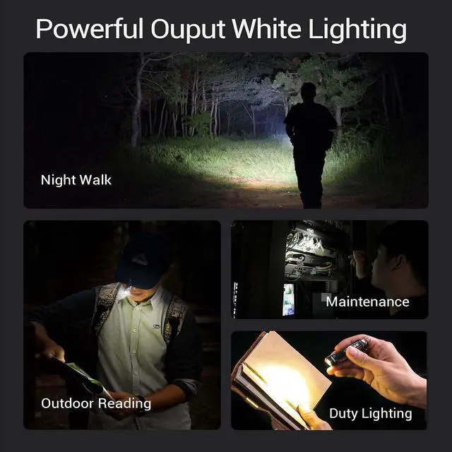 Alt view image 6 of 7 - NEXTORCH K40 Multi-Light Source Keychain Flashlight