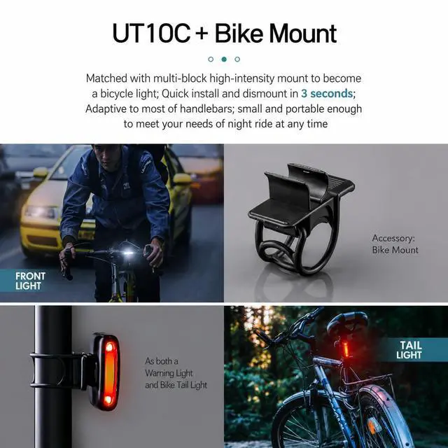 Alt view image 7 of 7 - NEXTORCH UT10C Multi-Functional Clip Light & Headlamp USB-C Rechargeable | 170 Lumens Portable LED Light & Red Light, Ultra-Lightweight Utility Light for Cap, Bike, Camping, Dog Walking, Auto Repair