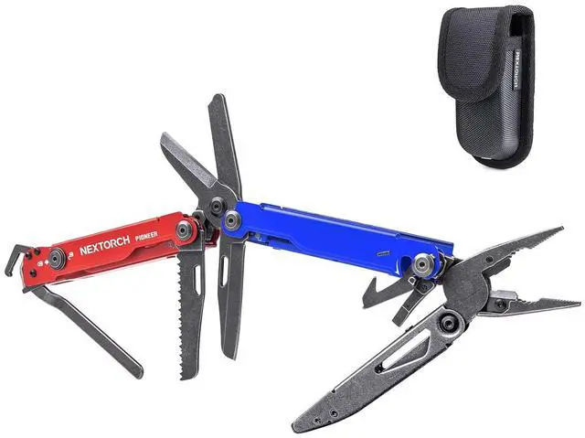 Main image of NEXTORCH PIONEER MT20 15-IN-1 Multi-tools Full-Size,Versatile Multi-tool Set with Scissors Needle Nose Pliers Pocket Clip Multi-tool