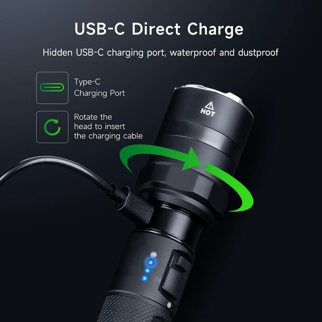 Alt view image 4 of 7 - NEXTORCH P84 3700LM Flashlight,High Lumens Flashlight