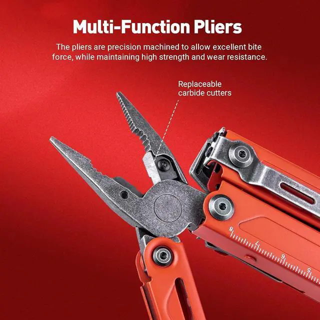 Alt view image 4 of 6 - NEXTORCH Pioneer MT20 Multitool with K30 Pen Light, All-in-One EDC Tool Kit, Portable Multi-Tool and Pen Flashlight Combo for Daily Carry, Outdoor, and Emergency Use