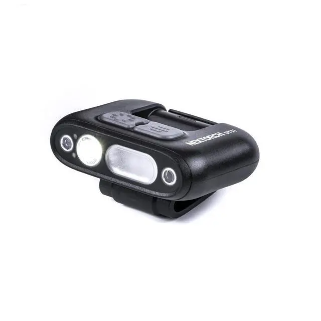 Alt view image 4 of 7 - NEXTORCH UT31 Portable Clip-On LED Red Blue Signal Light USB Rechargeable | Mini Shoulder Signal Lamp for Cycling, Night Running, Outdoor, Traffic Guidance, Work Daily Use