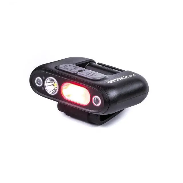 Alt view image 3 of 7 - NEXTORCH UT31 Portable Clip-On LED Red Blue Signal Light USB Rechargeable | Mini Shoulder Signal Lamp for Cycling, Night Running, Outdoor, Traffic Guidance, Work Daily Use