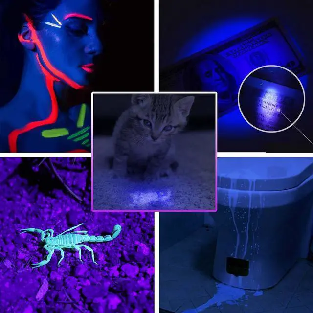 Alt view image 4 of 7 - NEXTORCH C1UV 365nm UV Light Led Blacklight Flashlights Resin Curing Light | Pocket-Size UV Detector Ultraviolet LED Torch for Pets Urine and Find Stains on Carpet, Rugs 3D Printed Light