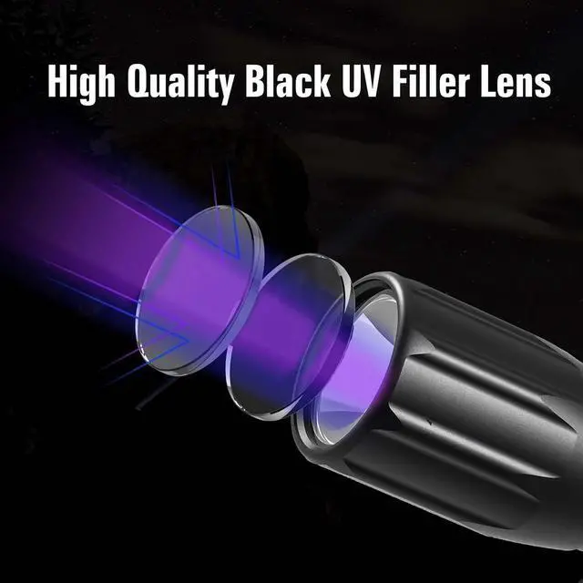 Alt view image 6 of 7 - NEXTORCH C1UV 365nm UV Light Led Blacklight Flashlights Resin Curing Light | Pocket-Size UV Detector Ultraviolet LED Torch for Pets Urine and Find Stains on Carpet, Rugs 3D Printed Light