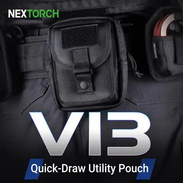 Alt view image 2 of 7 - NEXTORCH Pouch Multipurpose Waist Bag Holster Waist Belt Bag with Zipper