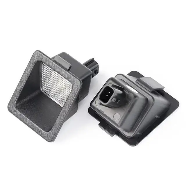 Alt view image 2 of 7 - Yankok LED License Plate Lights Compatible with Nissan Titan 2016UP 2nd Gen A61 Frontier 2022-UP 3rd Gen D41 6000K Xenon White Error Free Tag Lights