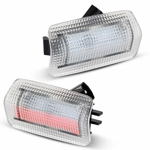 Alt view image 3 of 7 - Yankok LED Door Courtesy Lights White Red for TYT Camry Avalon Highlander Sienna Tundra Sequoia Prius 86 Scion FR-S Subie BRZ Lexs IS ES GS GX LX LS RC RX