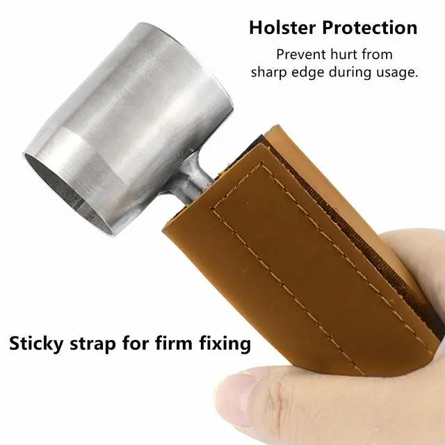 Alt view image 5 of 7 - Yankok Hand Auger Wood Drill for Bushcraft Settlers, 1 in. Hole Bit, 6.5in. Length, Manual Wrench Survival Tool with Protective Case in Brown