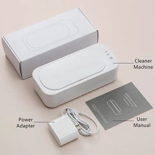 Alt view image 6 of 7 - Yankok Ultrasonic Jewelry Cleaner 47000Hz High-Frequency Vibration with Two Mode Adjustment DC12V 18W 301ml-500ml 304 Stainless Steel Portable Sonic Clean Machine