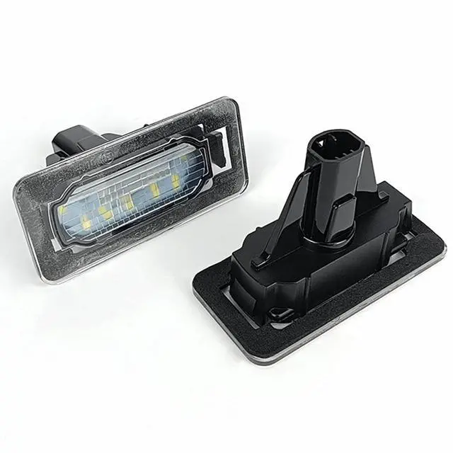 Alt view image 4 of 7 - Yankok LED License Plate Lights Compatible with Toyota Corolla 20142019 11th Gen E170 L LE LE S SE XSE ZRE172 6000K White Tag Lamp Replacement