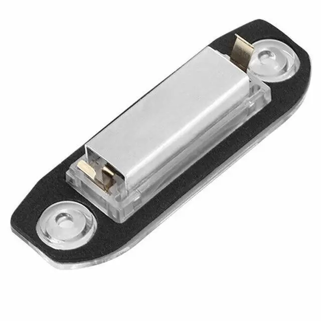 Alt view image 4 of 7 - Yankok LED License Plate Lights Compatible with Volvo C70 S40 S60 S80 V50 V60 V70 XC60 XC70 XC90 18 SMD LED 6500K Xenon White Tag Lamp Replacement