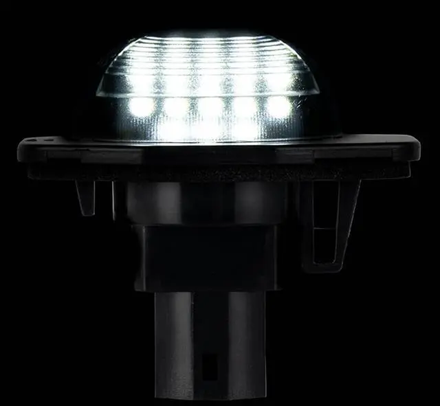 Alt view image 3 of 7 - Yankok LED License Plate Lights Compatible with Toyota Corolla 2009-2013 Sienna 2011-2020 Scion xB 2008-2015 xD 2008-2014 6000K White Tag Lamp Replacement