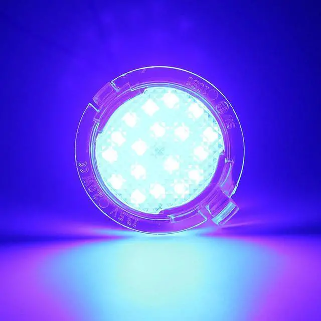 Alt view image 2 of 7 - Yankok LED Side Mirror Puddle Lights 2 Pack Compatible with Ford F150 Explorer Expedition Focus C-Max Escape Edge Flex Fusion Taurus and Lincoln LS MKS MKX MKT Navigator 6000K (Blue)