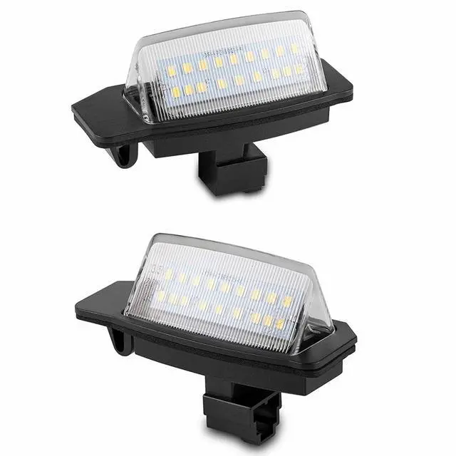 Alt view image 3 of 7 - Yankok LED License Plate Lights Compatible with Outlander MK2/MK3 2006-2021, Eclipse MK3/MK4 2000-2012, Lancer 2007-2017, Galant 2007-2017, Xpander 2017-2021