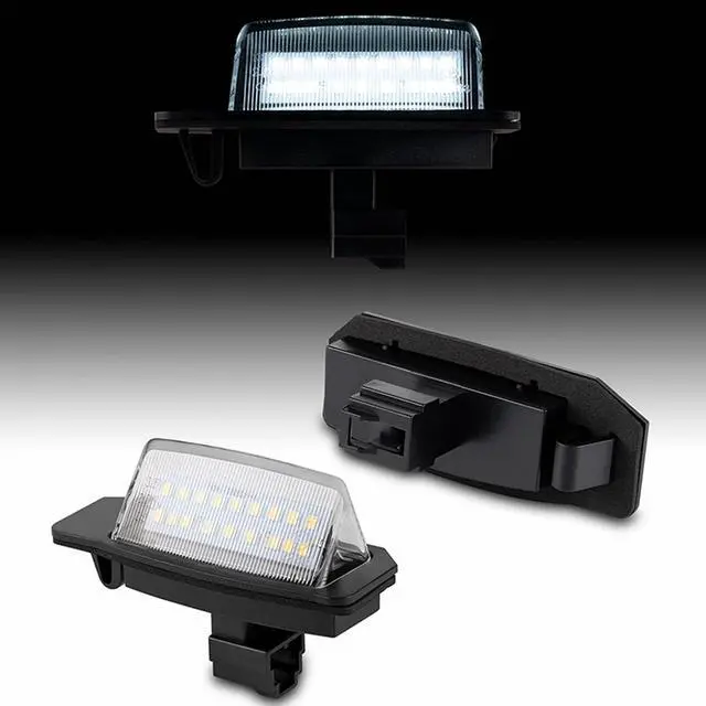 Alt view image 5 of 7 - Yankok LED License Plate Lights Compatible with Outlander MK2/MK3 2006-2021, Eclipse MK3/MK4 2000-2012, Lancer 2007-2017, Galant 2007-2017, Xpander 2017-2021