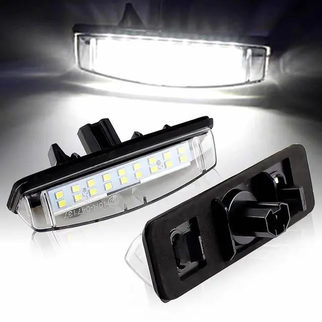 Main image of Yankok LED License Plate Lights Compatible with Toyota Camry Echo Prius Sienna Yaris Sedan and Lexus ES300/330 GS300/400/430 IS200/300 LS430 RX300/350/400