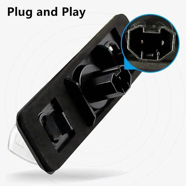 Alt view image 4 of 7 - Yankok LED License Plate Lights Compatible with Toyota Camry Echo Prius Sienna Yaris Sedan and Lexus ES300/330 GS300/400/430 IS200/300 LS430 RX300/350/400