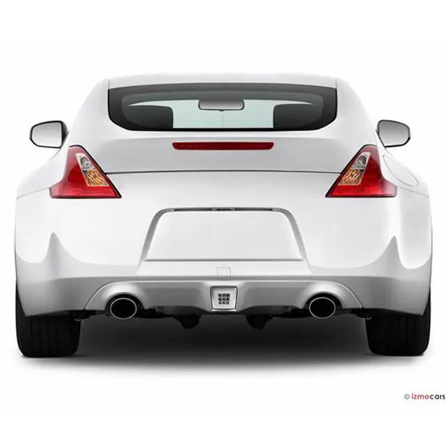Alt view image 7 of 7 - Yankok LED Rear Bumper Light for 370Z 2009-2021 Juke 2013-2017 Sentra 2017-2019 Integrated with Sequential Turn Signal, Brake Light, Fog Light and Reverse Light Chrome Clear