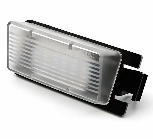 Alt view image 5 of 7 - Yankok LED License Plate Lights Compatible with 350Z 370Z GT-R Versa Cube Leaf & Infiniti G25 G35 G37 Q40 Q60, 2 Pack 6500K White Tag Lamp Replacement