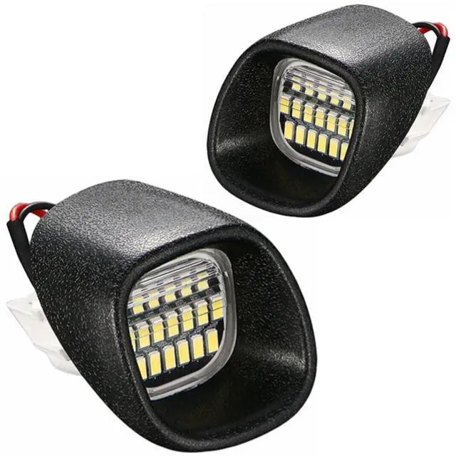 Main image of Yankok LED License Plate Lights Compatible with Chevrolet Blazer S10 1998-2005 GMC Sonoma Jimmy 1998-2004 Oldsmobile Bravada 1998-2001 6000K Diamond White Tag Lamp Assembly