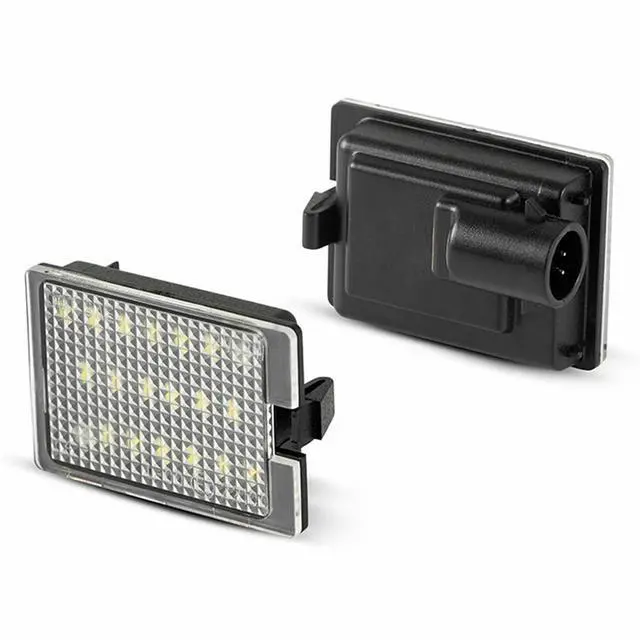 Alt view image 3 of 7 - Yankok LED License Plate Lights Compatible with Dodge Durango 2014-2025 All Body Trims, 6000K Diamond White Tag Lamp Assembly Replacement