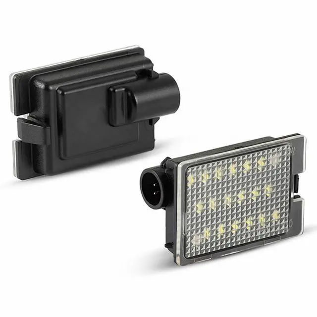 Alt view image 4 of 7 - Yankok LED License Plate Lights Compatible with Dodge Durango 2014-2025 All Body Trims, 6000K Diamond White Tag Lamp Assembly Replacement