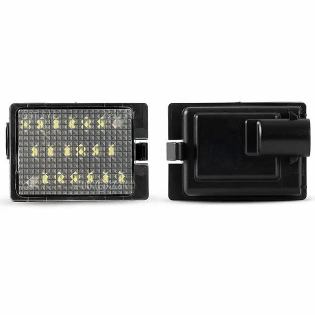 Alt view image 5 of 7 - Yankok LED License Plate Lights Compatible with Dodge Durango 2014-2025 All Body Trims, 6000K Diamond White Tag Lamp Assembly Replacement