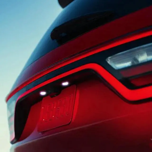 Alt view image 7 of 7 - Yankok LED License Plate Lights Compatible with Dodge Durango 2014-2025 All Body Trims, 6000K Diamond White Tag Lamp Assembly Replacement