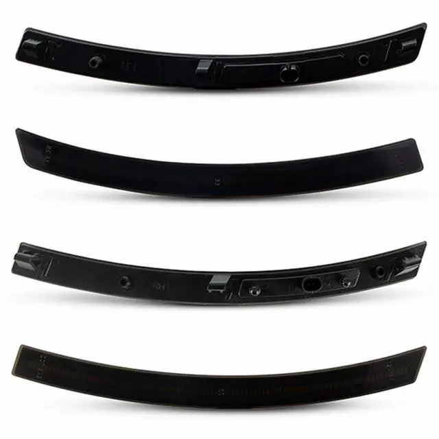 Alt view image 4 of 7 - Yankok LED Side Markers Compatible with Chevy Corvette C7 2014-2019 Smoked Lens, Amber Front Red Rear Turn Signal Lights Plug and Play