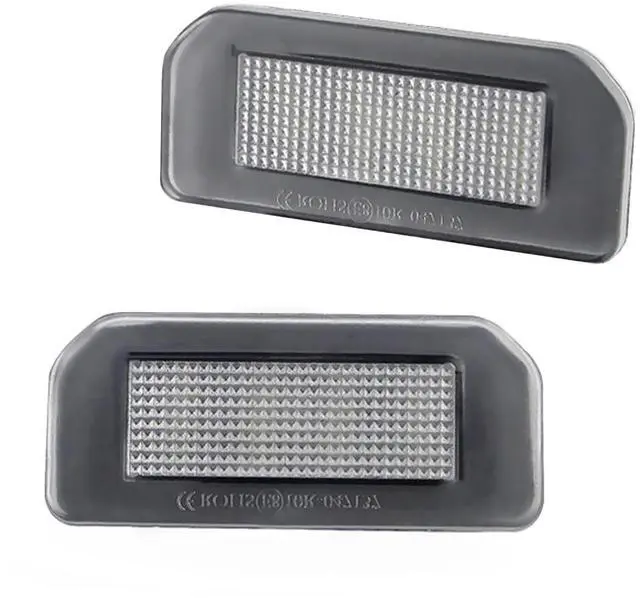 Main image of Yankok LED License Plate Lights for Tesla Model 3 2017-UP and Model Y 2020-UP All Models 12 SMD LED Xenon White 6500K Tag Lamp Replacement
